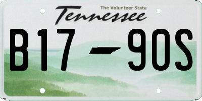 TN license plate B1790S