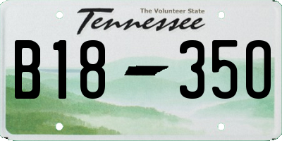 TN license plate B1835O