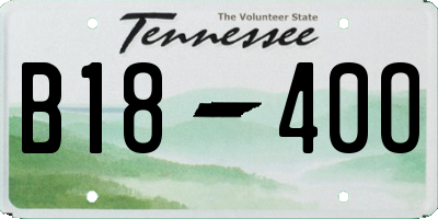 TN license plate B1840O