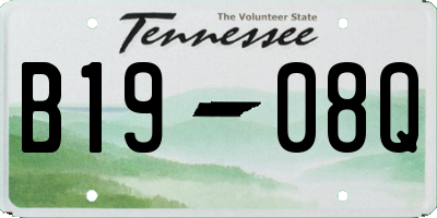 TN license plate B1908Q