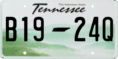TN license plate B1924Q