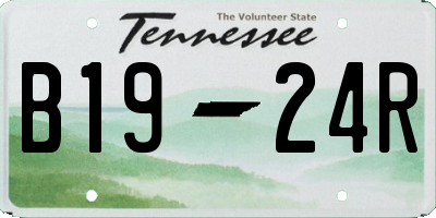 TN license plate B1924R
