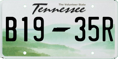 TN license plate B1935R