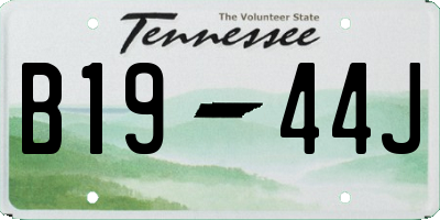 TN license plate B1944J