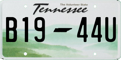 TN license plate B1944U