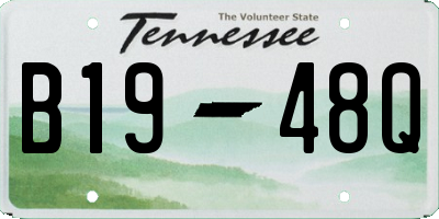 TN license plate B1948Q
