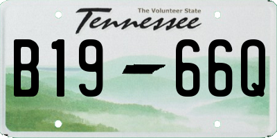 TN license plate B1966Q