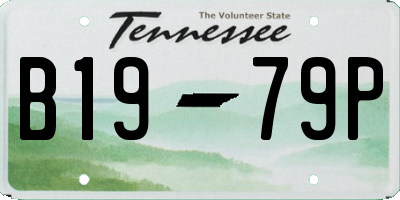 TN license plate B1979P