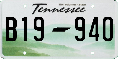 TN license plate B1994O