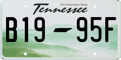 TN license plate B1995F
