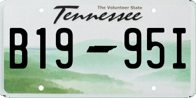 TN license plate B1995I