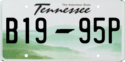 TN license plate B1995P