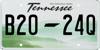 TN license plate B2024Q