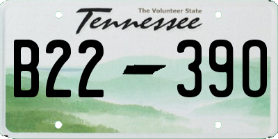 TN license plate B2239O