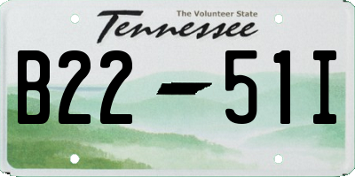 TN license plate B2251I