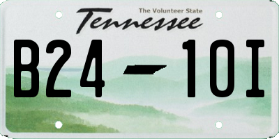 TN license plate B2410I
