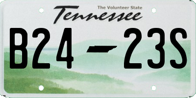 TN license plate B2423S