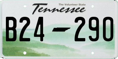 TN license plate B2429O