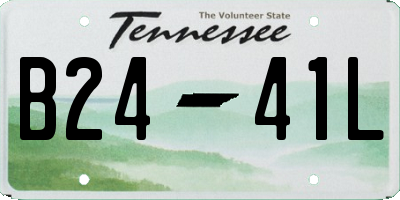 TN license plate B2441L