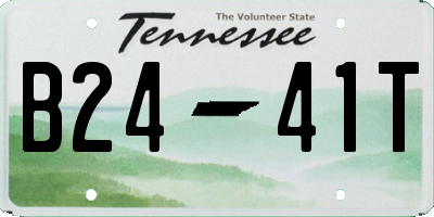 TN license plate B2441T