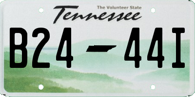 TN license plate B2444I