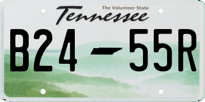 TN license plate B2455R