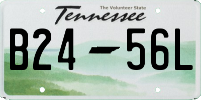 TN license plate B2456L