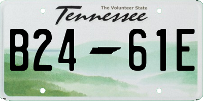 TN license plate B2461E
