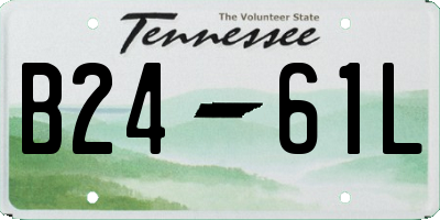 TN license plate B2461L