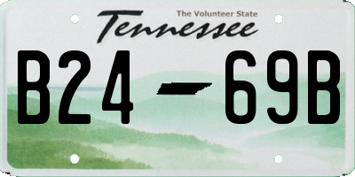 TN license plate B2469B
