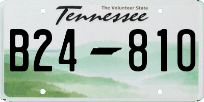TN license plate B2481O