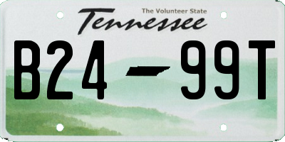 TN license plate B2499T
