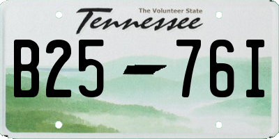 TN license plate B2576I