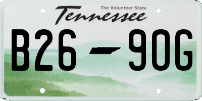TN license plate B2690G