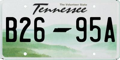 TN license plate B2695A