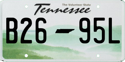 TN license plate B2695L