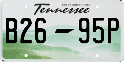 TN license plate B2695P