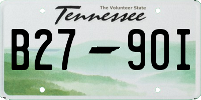 TN license plate B2790I