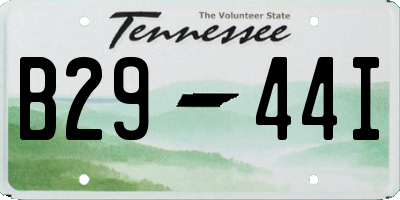 TN license plate B2944I