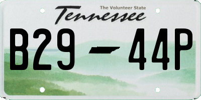 TN license plate B2944P