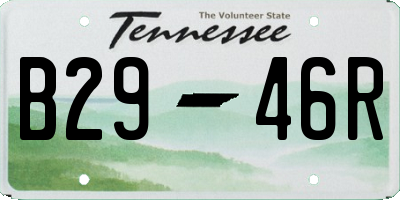 TN license plate B2946R