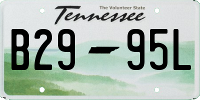 TN license plate B2995L