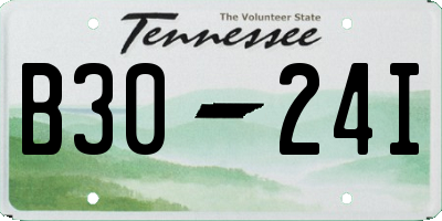 TN license plate B3024I