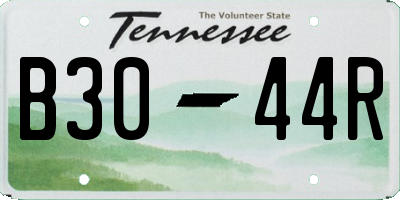 TN license plate B3044R