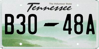 TN license plate B3048A