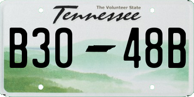 TN license plate B3048B