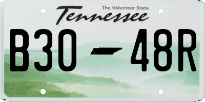 TN license plate B3048R