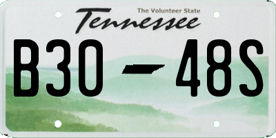 TN license plate B3048S