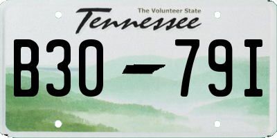 TN license plate B3079I