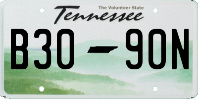 TN license plate B3090N